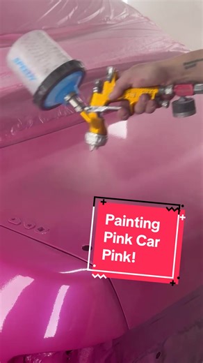The Colorful Transformation of a Pink Drift Car | Car Painting Process