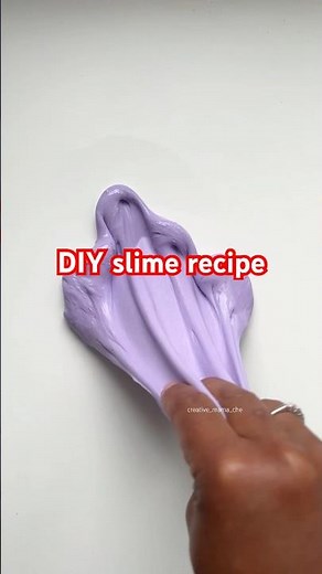DIY slime recipe. This is so much fun to make!! #slimevideo #slime