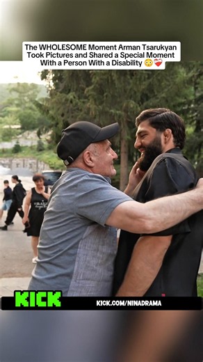 The WHOLESOME Moment Arman Tsarukyan Took Pictures With a Special Fan #ninadrama #armantsarukyan