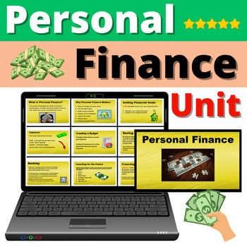 Personal Finance Unit Introduction Slideshow Lesson Terms, Examples, Questions