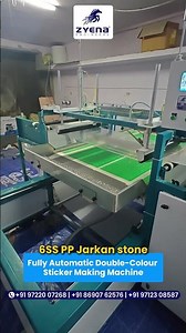 India's first double-colour fully automatic rhinestone sticker-making machine.
