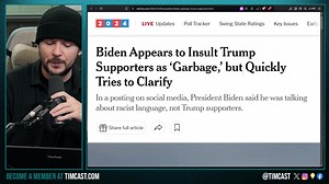 Biden Calls Trump Supporters GARBAGE, White House ILLEGALLY ALTERS Transcript To COVER IT UP I From the Tim Pool Daily Show Subscribe here: https://buff.ly/48romud | Tim Pool