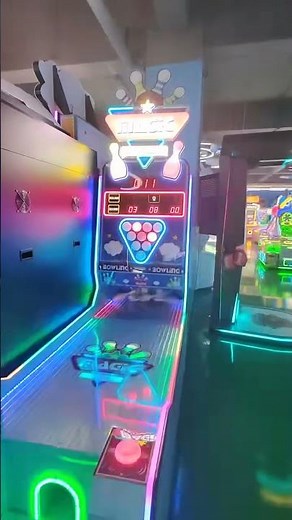 # “Bowling” Arcade Machine: Roll into Neon - Lit Fun! 🎳