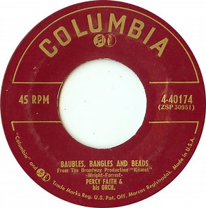 Percy Faith & His Orch. - Baubles, Bangles And Beads