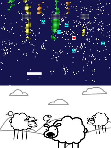 Meow Meow I'm a Cow but it's Many Bricks Breaker 🐄🐱 #animation #sprunki #funny #sheep #fyp