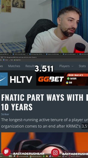 ❗Krimz retires from Fnatic after 10 years👴