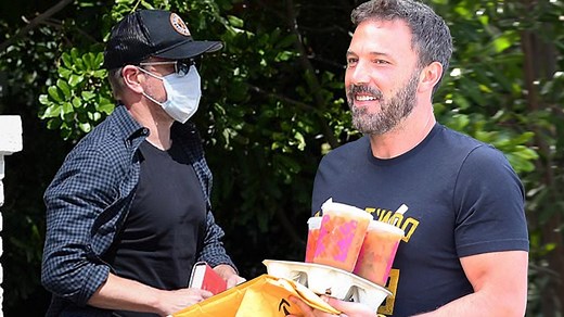Matt Damon Visits Buddy Ben Affleck In Quarantine