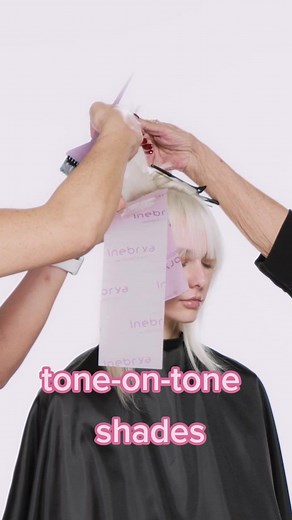 Icy blonde refresh with a tone on tone shades for a three-dimensional effect #inebrya #hairlook #hairdresser #hairlove #blonde