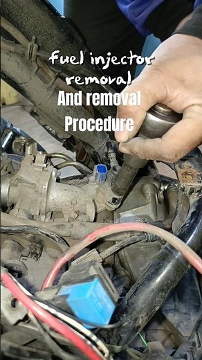 How to remove and install the fuel injector of mio i 125. #diy #shortvideo #ideas #shorts #m3