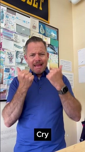 How to Sign "Cry" in ASL