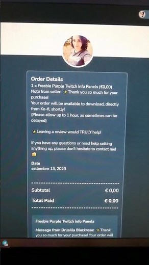 FREE Twitch panels and how to download! 💠 My FIRST (but not last) FREEBIE on my Ko-Fi page!