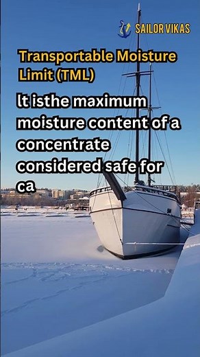 What is Transportable Moisture Limit (TML)? 📦 | Bulk Cargo Safety Explained 🚢 #Shorts