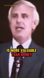 2M views · 34K reactions | Money can be earned back, but time? Once it's gone, it's gone forever. ⏳ Time > Money! Jim Rohn reminds us: You can always make more money, but time? Once it’s spent, it’s gone. You can earn back money, but never time! Choose wisely how you invest each day! Make every moment count!  ️ #JimRohn #Motivation #JimRohnWisdom #TimeIsPrecious #TimeIsPriceless | Success Bible | Facebook