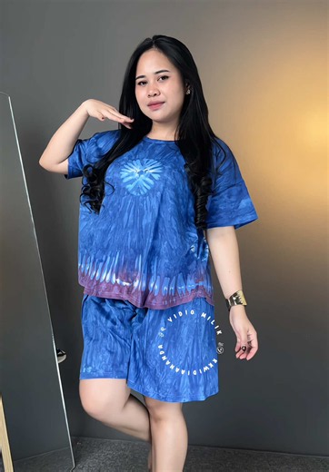Setelan One Set Jumbo Wanita Rumahan LD 130cm - Model Kekinian