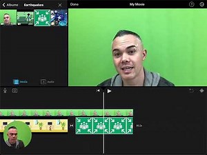 How to use a Green Screen with iMovie on an iPad
