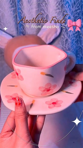 Meesho pintrety Cup🎀 #pintresty #aestheticreels #meeshofinds #viralfinds #ytshorts #shortsviral