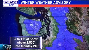 Theron Zahn has the latest on the Winter Weather Advisory that goes up today for the mountains. | KOMO News