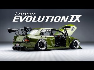 Mitsubishi Lancer Evo 9 Restoration Mod Clean Street Pandem Bodykit