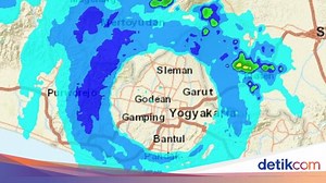 Heboh Langit Jogja 'Bolong' di Citra Radar Cuaca, Ini Penjelasan BMKG