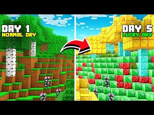 Surviving CUSTOM DAYS In Minecraft !!!