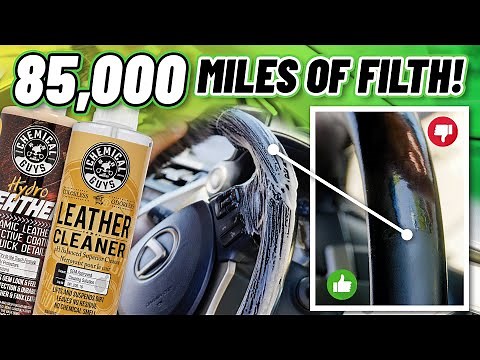 How To Deep Clean And Restore Your Leather Steering Wheel - Remove Steering Wheel Grime and Gloss