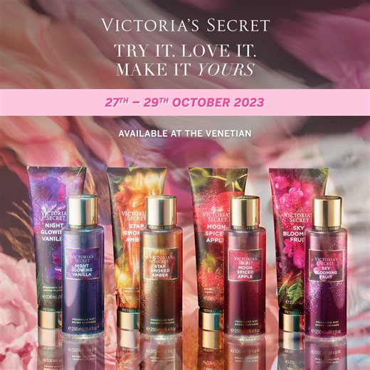 The Mist Collection Event is back. Try it. Love it. Shop at The Venetian from 27 Oct 2023. | Victoria's Secret