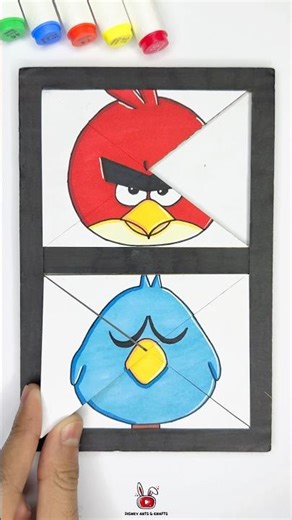 Sprunki Sleeping Bird & Angry Bird Puzzle Impossible Puzzle Game 🥰❤️‍🔥 #art #drawing #painting