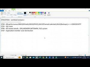‪@sapbasishana‬ WORKLOAD MONITOR(ST03/ST03n),DBACOCKPIT,ST06,ST05