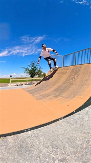 Tacky surface on this Halfpipe. #skateboarding #skate