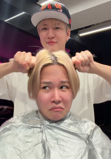 イメチェンした🍒あり❓ ✂️ : @__daiwoo