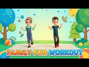 Family Fun Workout: 20 Min Get Active At Home!