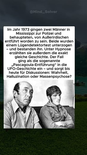 Der unerklärliche Alien-Fall von 1973 👽