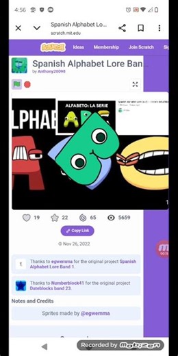 Spanish alphabet lore band