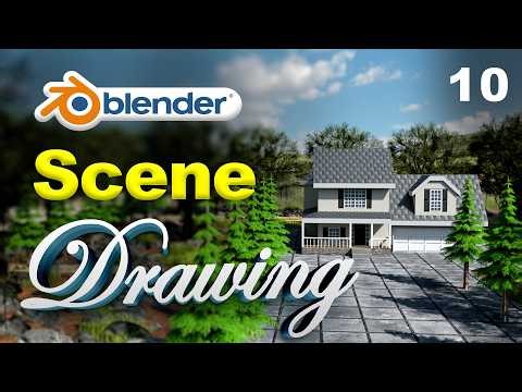 Scene Drawing in Blender | 3D Scene Making Course | Free Course for Blender 3d animation
