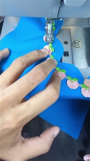 very amazing neck design with lace using sewing tips and tricks #shorts #shortsfeed #sewinghacks