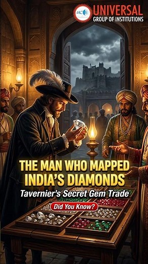 The Merchant Who Revealed India’s Hidden Diamond Empire: Jean-Baptiste Tavernier#shorts