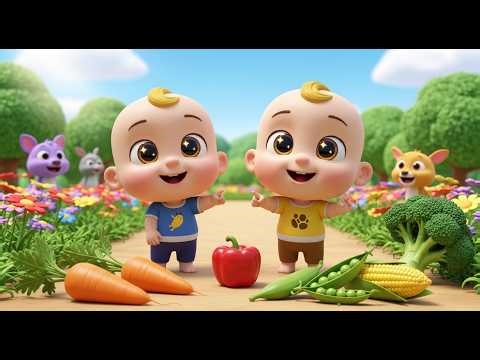 Vegetables ABC Song 🥕🎵 Fun Kids Alphabet Song | Learn Veggies A to Z