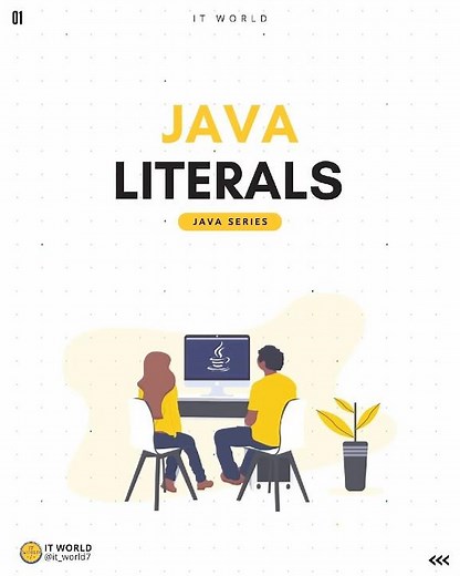 07 - Short JAVA - Java Literals - Integral Literal - float Literal - char and string Literal