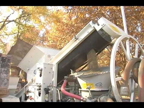 Gunite, Shotcrete, Dry-Mix Process, Mix-Elvator 634 and C-10 Gunite Machine