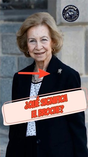 💎What does Queen Sofia's brooch mean?📖