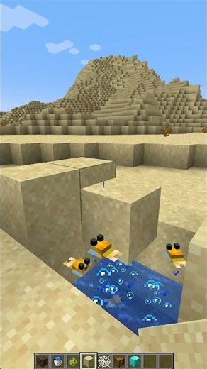 Minecraft New Desert Pufferfish Trap😯 #minecraft #shorts