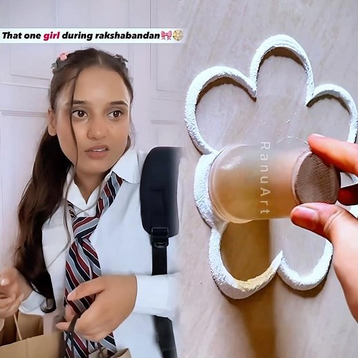 That one girl during rakshabandan🎀|#dimplewali#rakshabandhan#schooldays#scholllife#crush#relatable