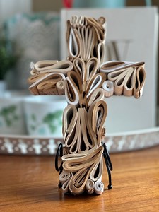 Reclaimed Book Cross Sculpture, Christian Wall Art, Reader Gift - Etsy