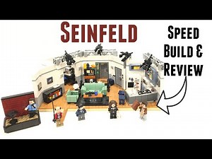 LEGO Ideas 21328 Seinfeld Speed Build - Jerry Seinfeld Apartment Studio Sitcom - Adult Lego Gifts