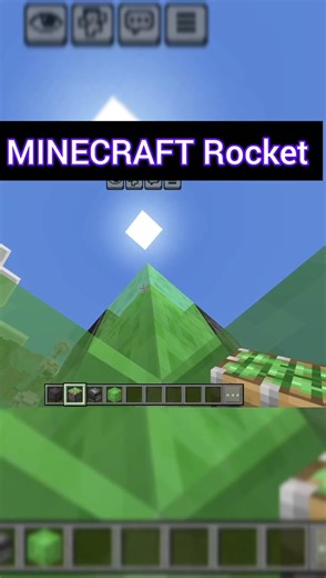 Minecraft Rocket tutorial| #shorts#minecraft#build#tutorial#rocket