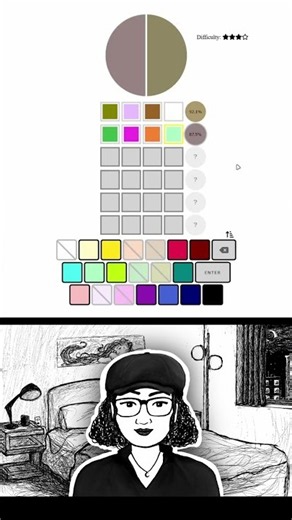 I almost used all of the colors #Colorfle #colormatching #dailygames