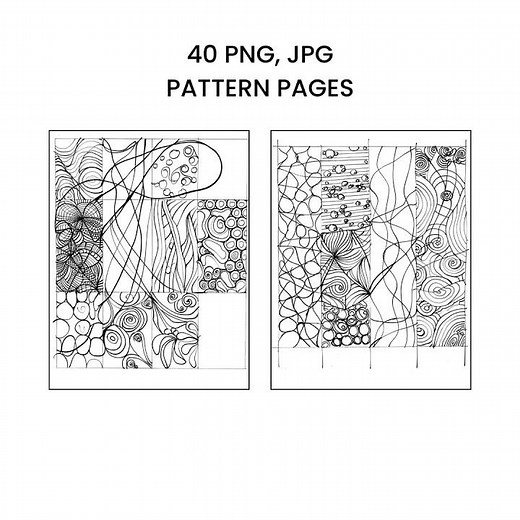 Beginner Simple Doodles — Easy Printable Practice Sheets
