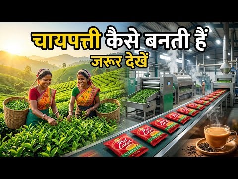 फैक्ट्री में चायपत्ती कैसे बनती है? 😱 | Tea Factory Full Process in India।। tea making process