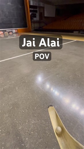 Jai Alai Point Of View #ballsport #sports #basque #jaialai #dangerous #deporte