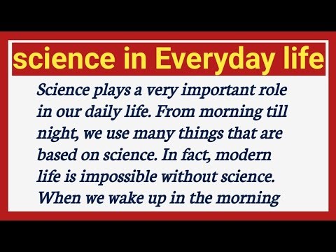 Science in Everyday Life | Easy English Essay for Students